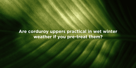 Are Corduroy Uppers Winter-Ready?