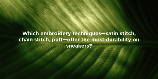 Eco-Friendly Embroidery for Sneakers