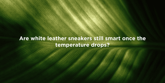 White Leather Sneakers: Winter Ready?