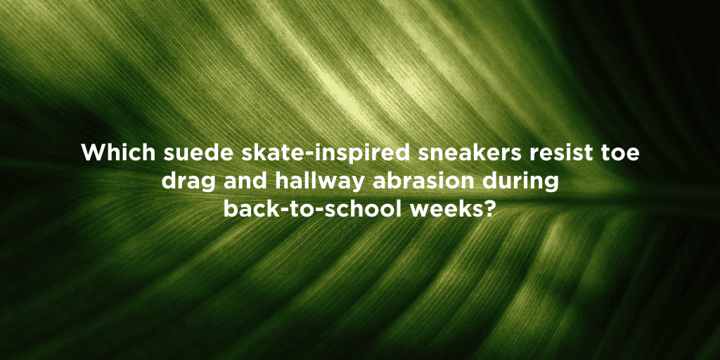 Trendy Suede Sneakers for Skaters