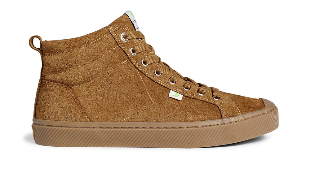 Cariuma OCA High Suede Sneaker Women All Camel 6.5