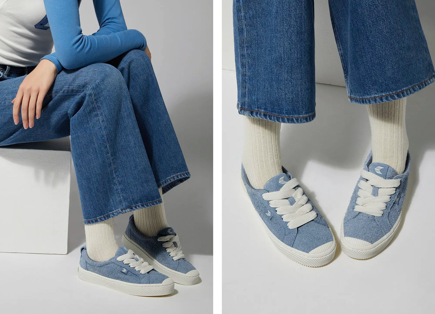 OCA Hairy Suede Mirage Blue