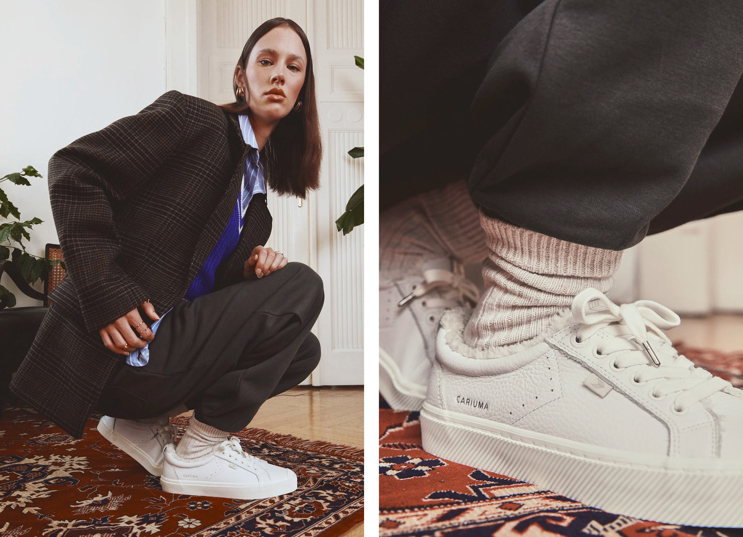 OCA THERMA Pebbled Leather White