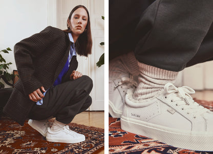 OCA THERMA Pebbled Leather White