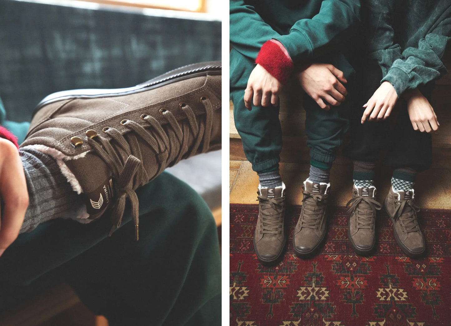 OCA THERMA High Hooks Suede Teak