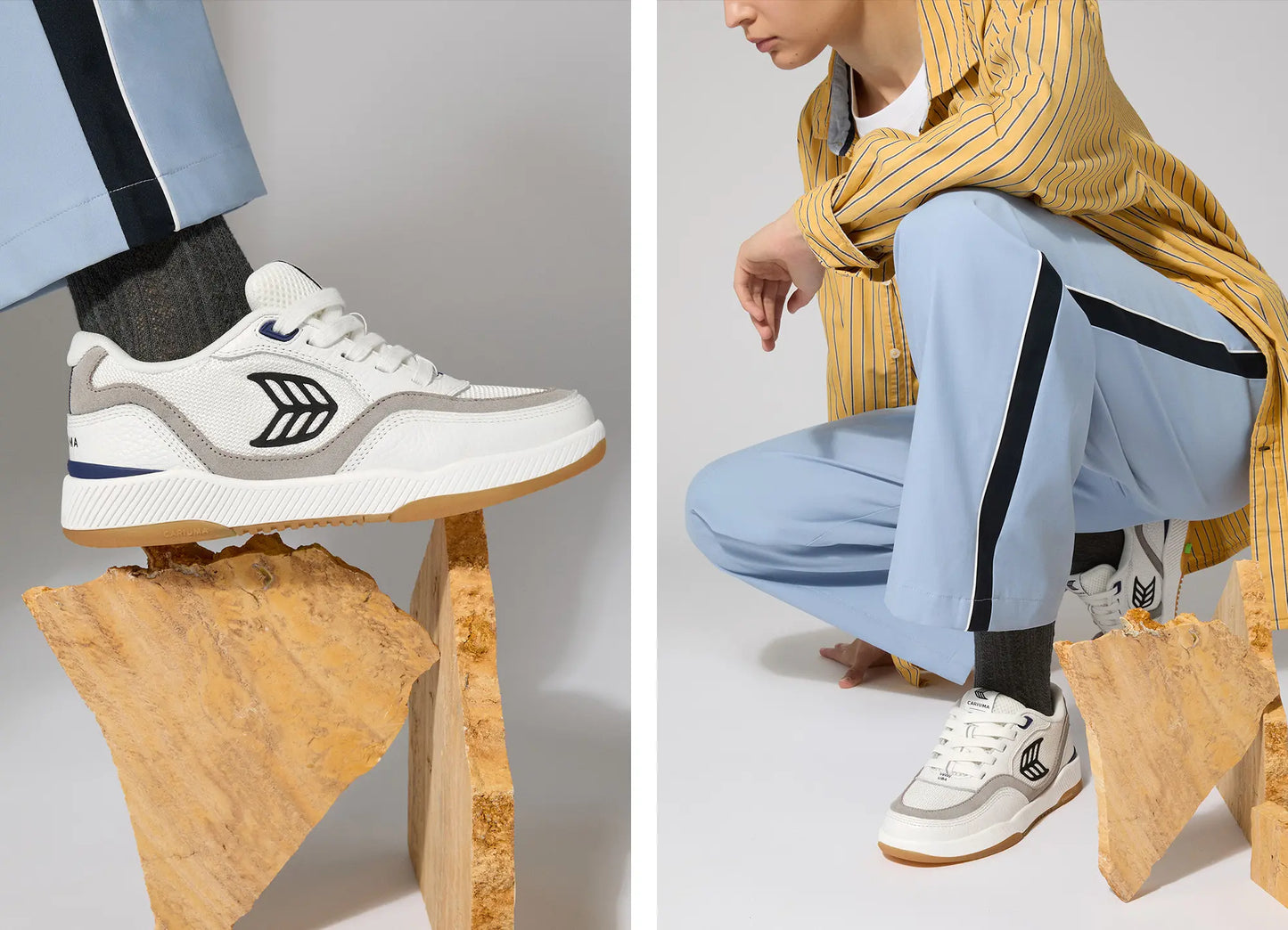 UBA PRO Suede Off-White Mesh Smoke White Black Logo