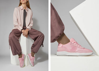 Skategoat C25 PRO Suede and Mesh Bright Rose