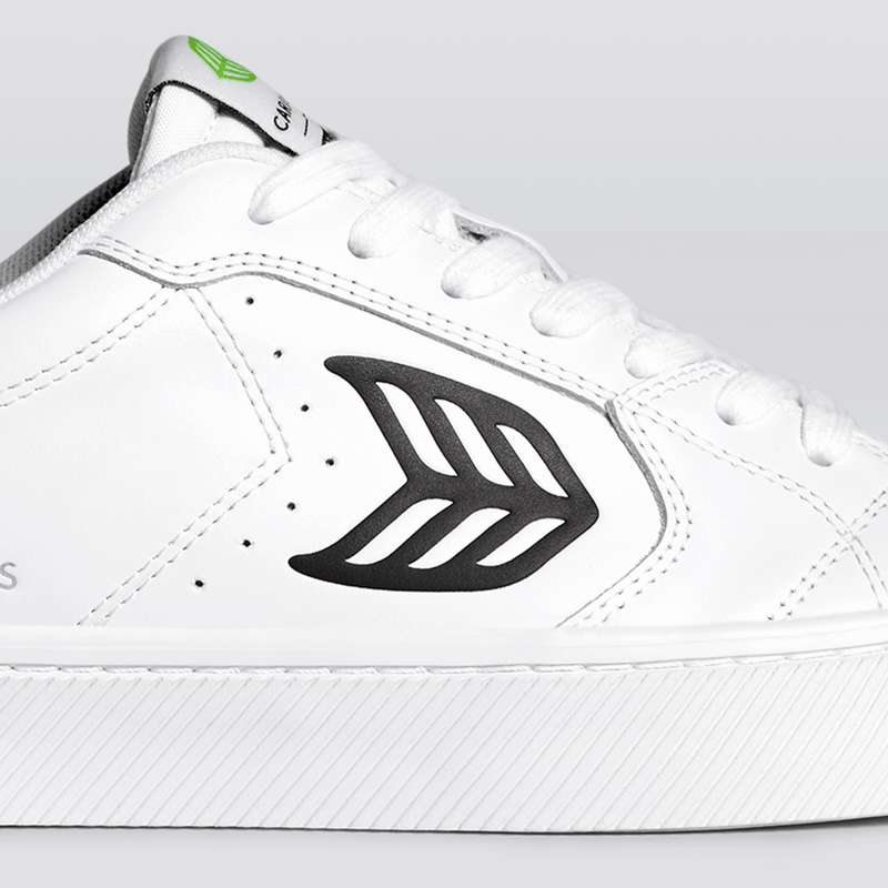 SALVAS Leather White Khaki Parrot Print Women