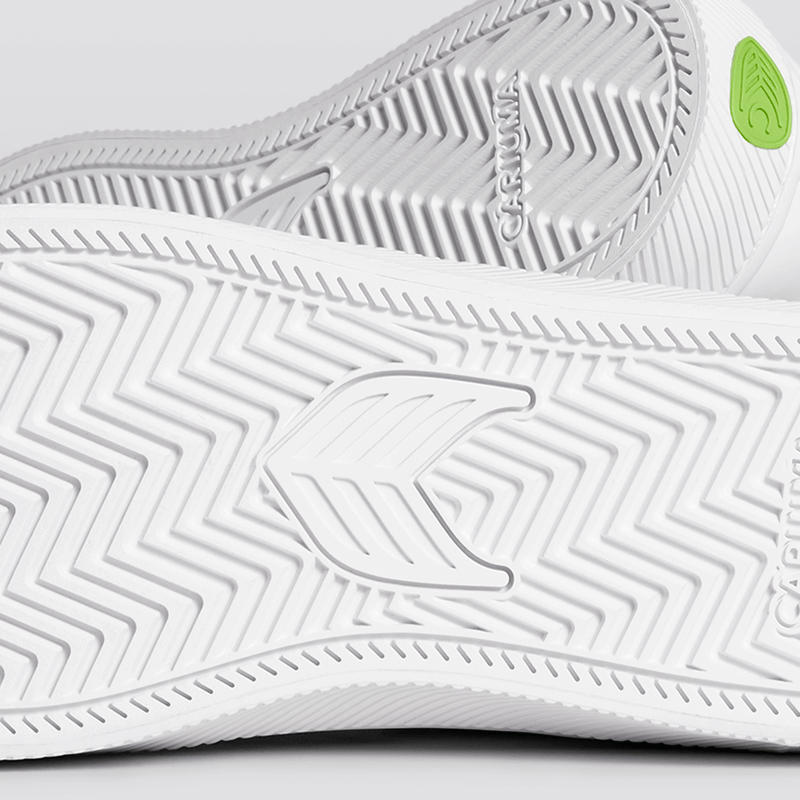 SALVAS Leather White Khaki Parrot Print Women