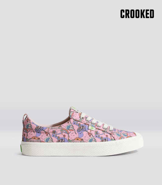 Crooked OCA Canvas Rose Graphic Print