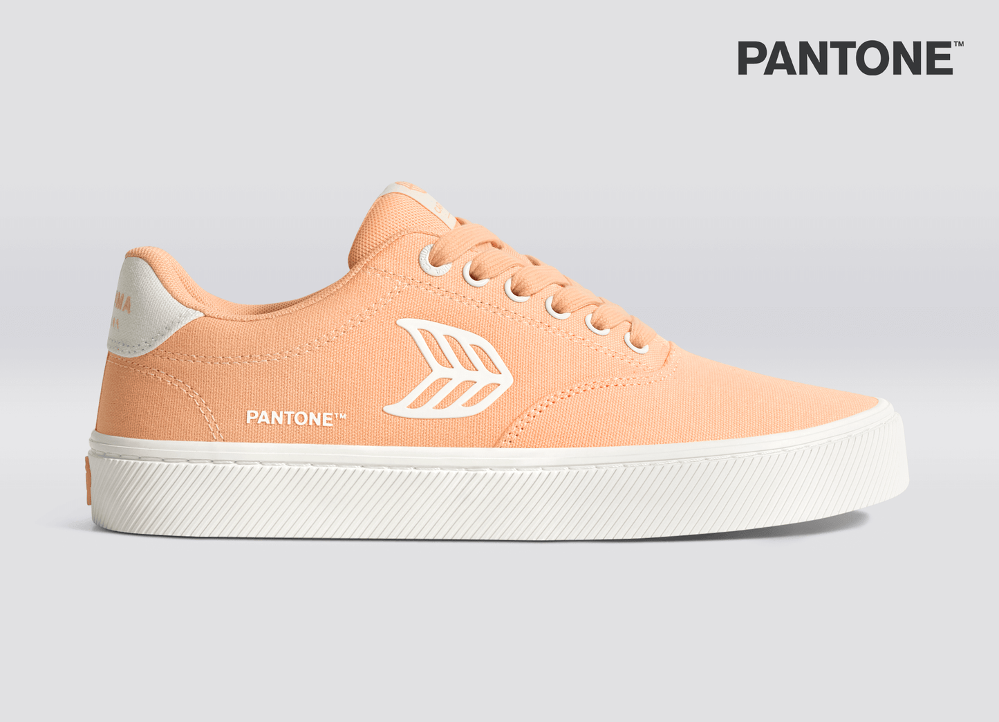 NAIOCA Canvas Pantone Peach Fuzz Off-White Logo