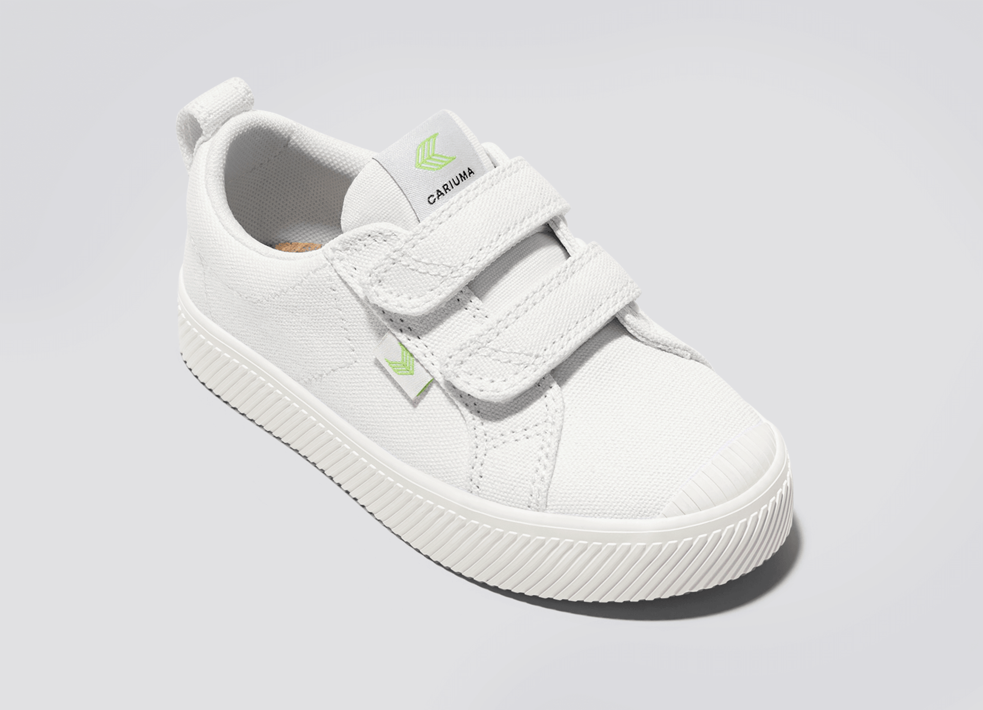 OCA Low Off White Canvas Sneaker Kids