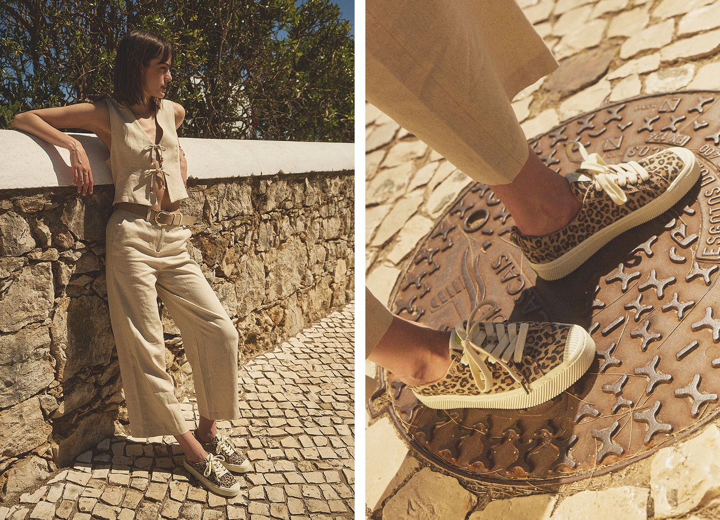 OCA Suede Leopard Print