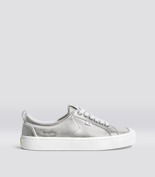 Mens metallic silver sneakers shop