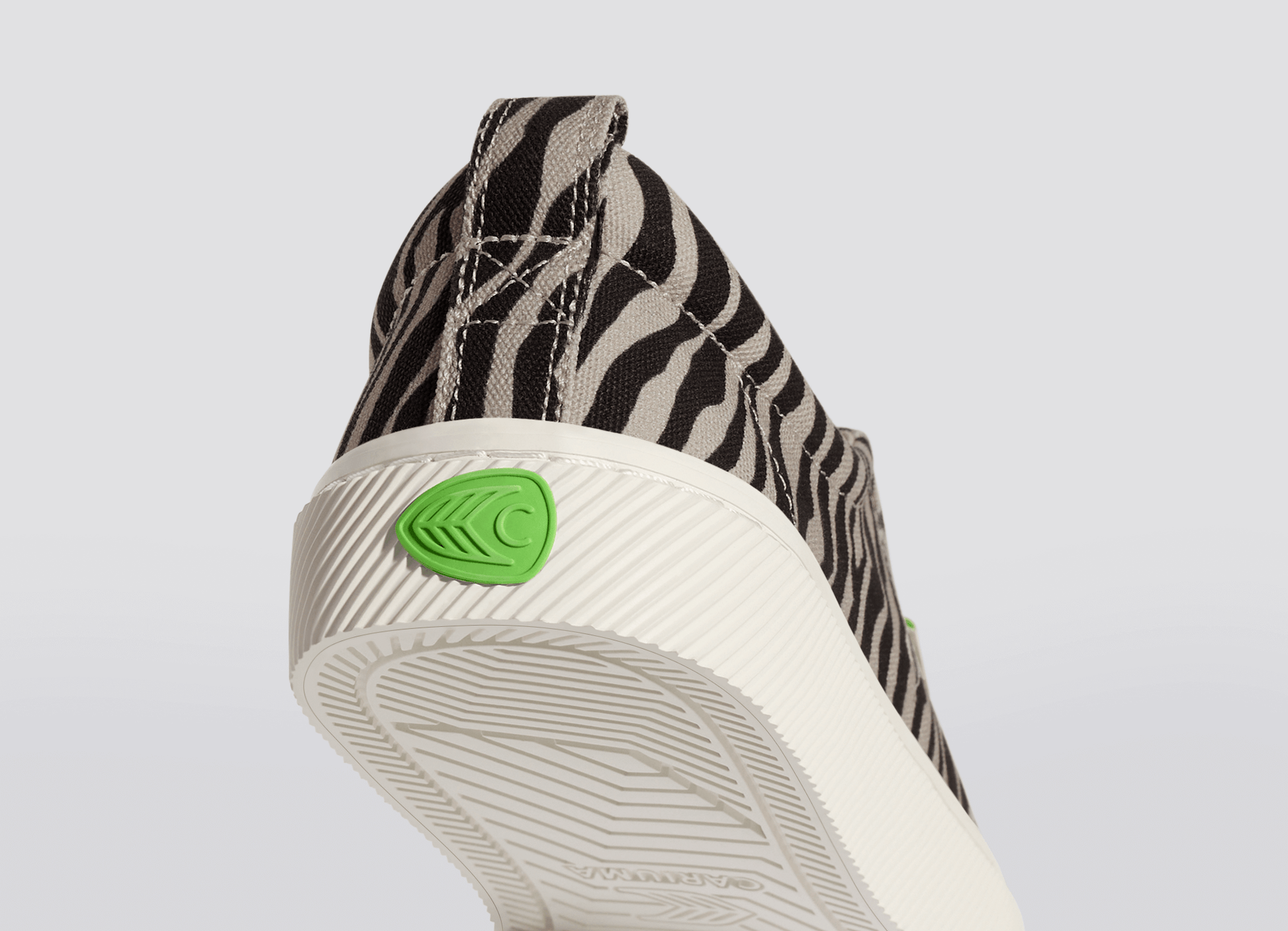 OCA Low Zebra Print Canvas Sneaker Women by Cariuma