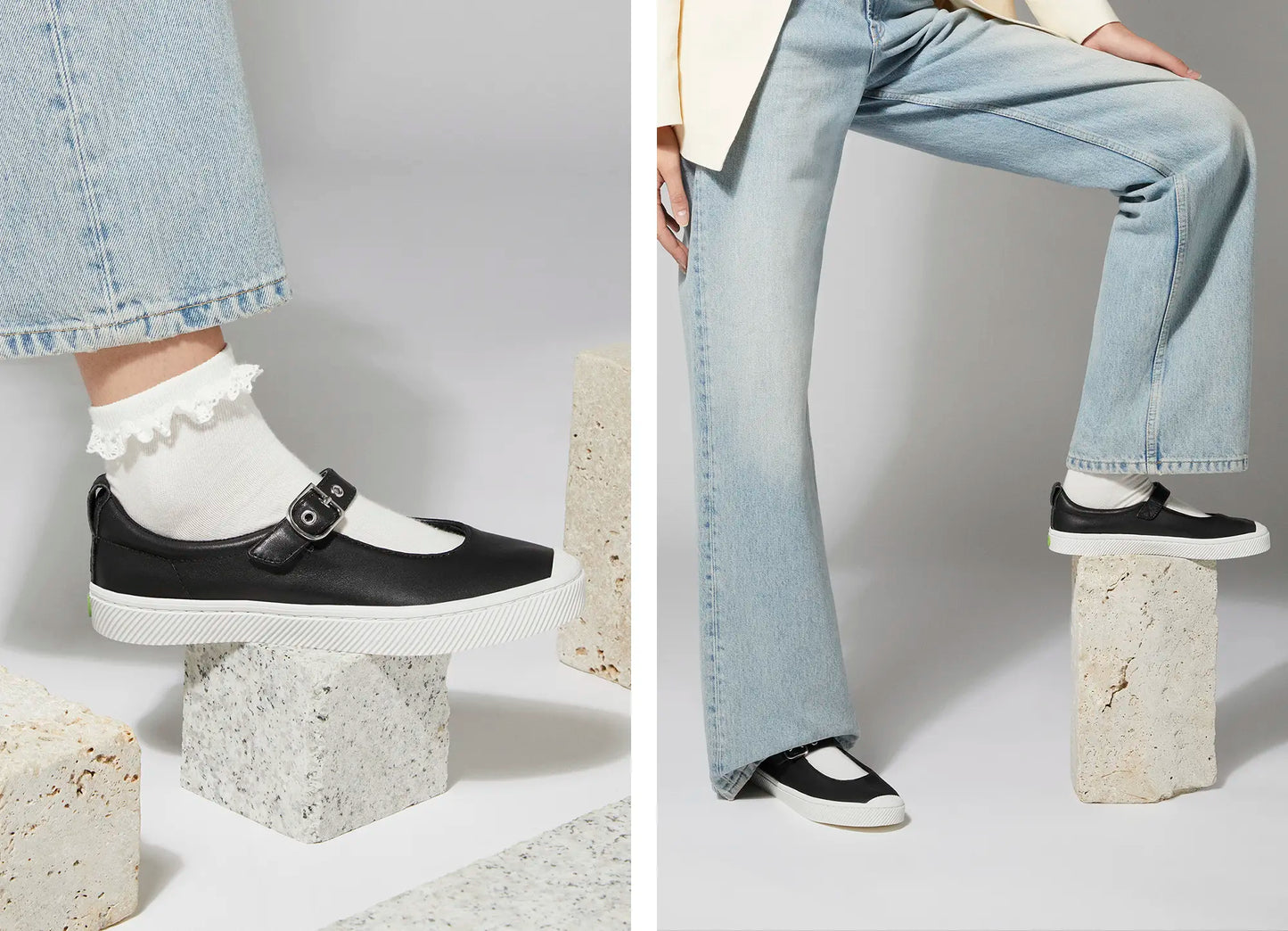 OCA Leather Mary Jane Black Napa