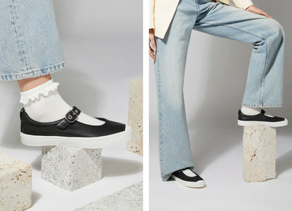 OCA Leather Mary Jane Black Napa