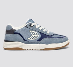 Skategoat C25 PRO Suede Mirage Blue Mesh Bright Navy Ivory Logo