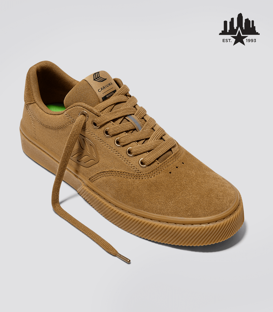 CARIUMA: Men's Skatepark of Tampa All Camel Sneakers | NAIOCA PRO