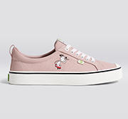CARIUMA: Women's Pink Snoopy Print Slip-on Sneakers | Slip-on Pro