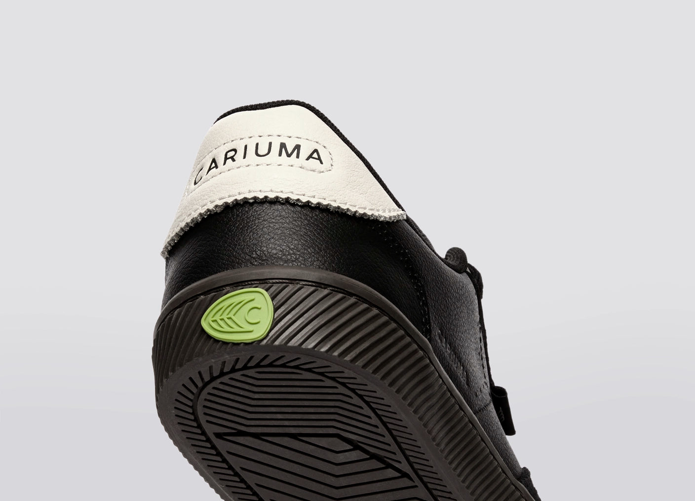 TOCA Soft Grain Leather Teak Black Off-White Accents