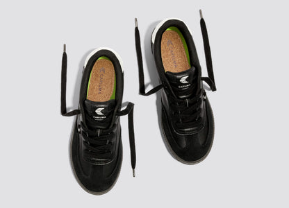 TOCA Soft Grain Leather Teak Black Off-White Accents