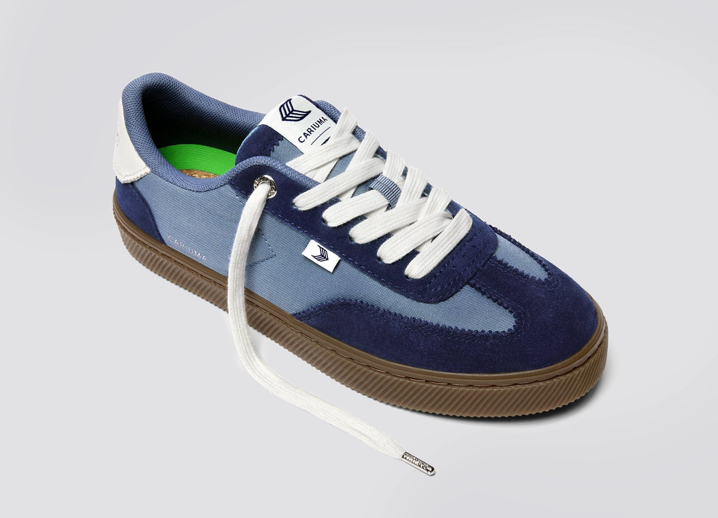 TOCA Nylon Teak Mirage Blue Suede Bright Navy