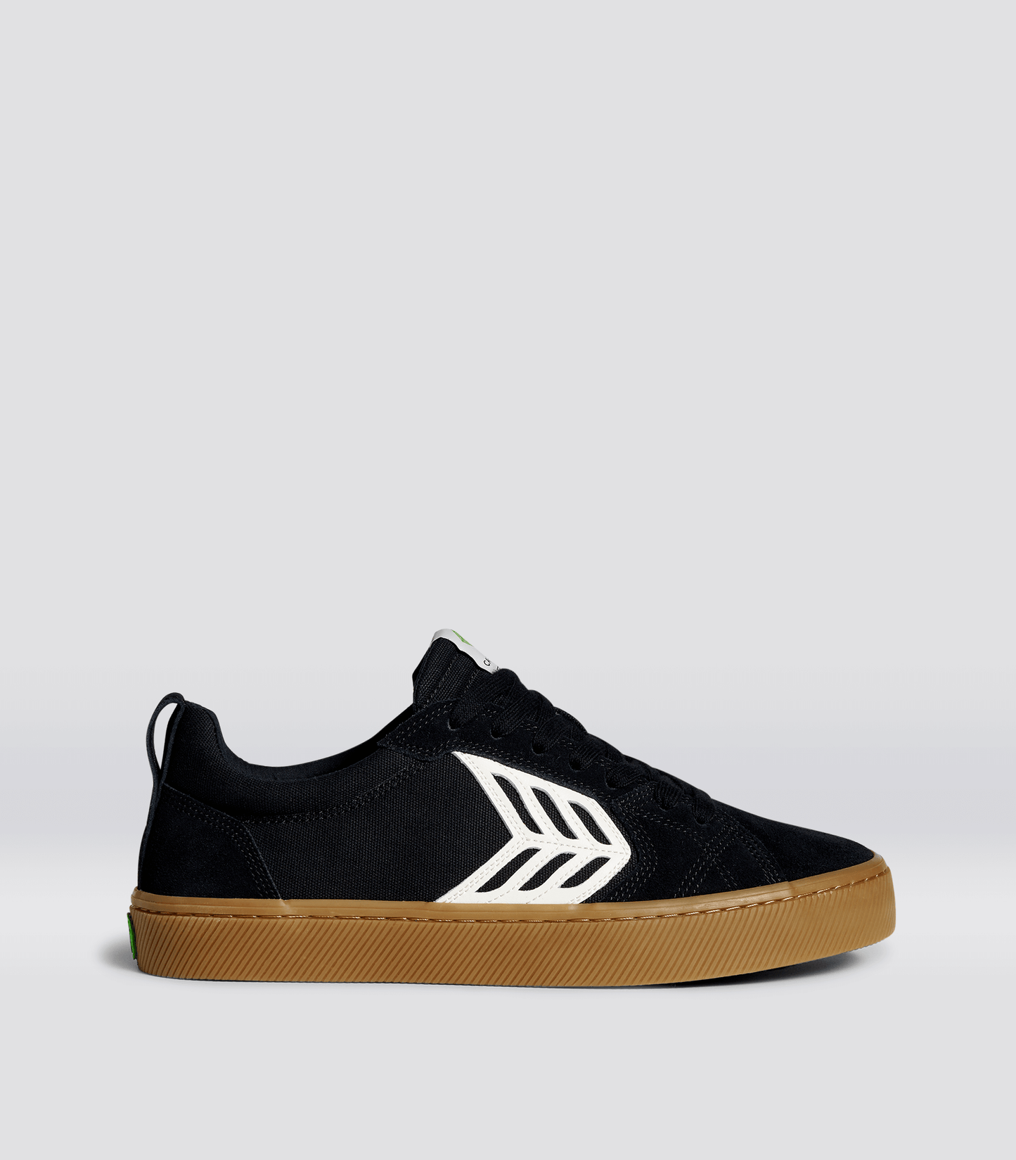CATIBA PRO Suede and Canvas Gum Black Ivory Logo