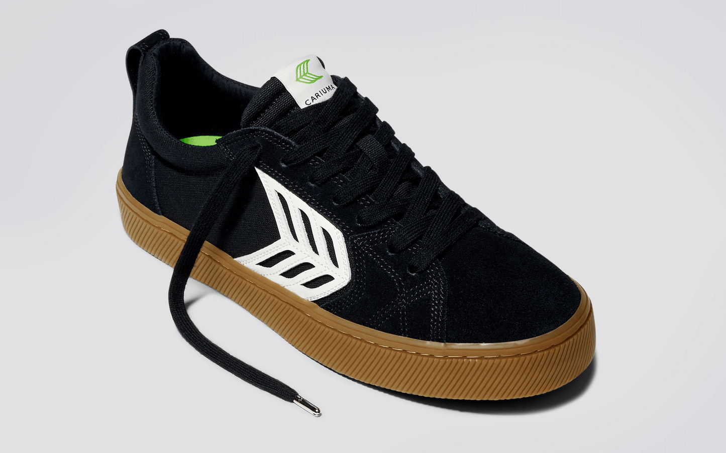 CATIBA PRO Suede and Canvas Gum Black Ivory Logo