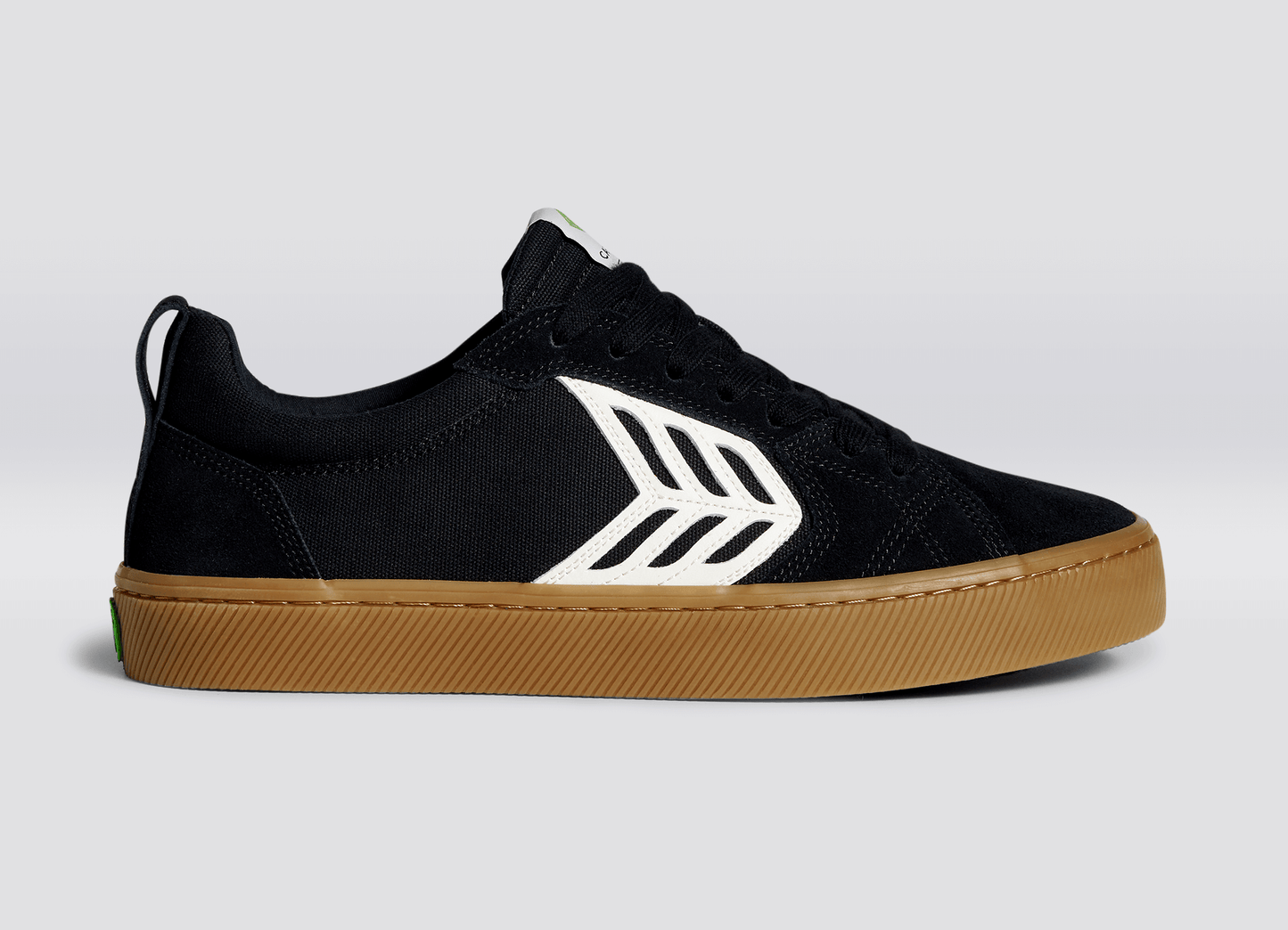 CATIBA PRO Suede and Canvas Gum Black Ivory Logo