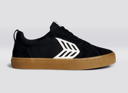 CATIBA PRO Suede and Canvas Gum Black Ivory Logo