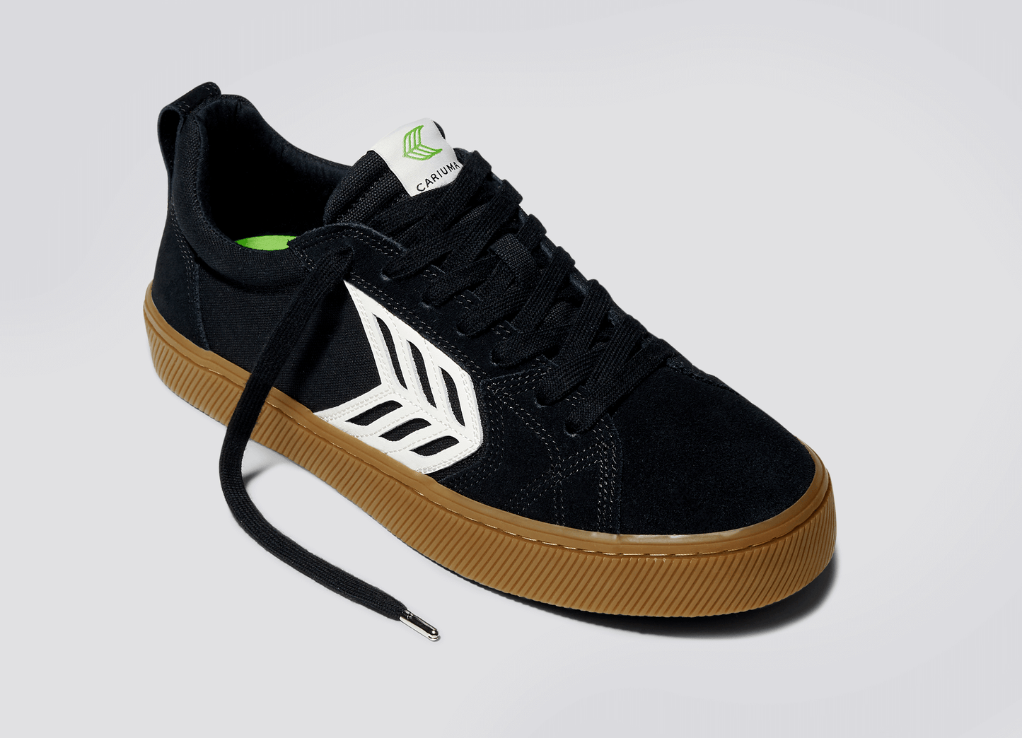 CATIBA PRO Suede and Canvas Gum Black Ivory Logo