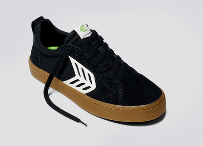 CATIBA PRO Suede and Canvas Gum Black Ivory Logo