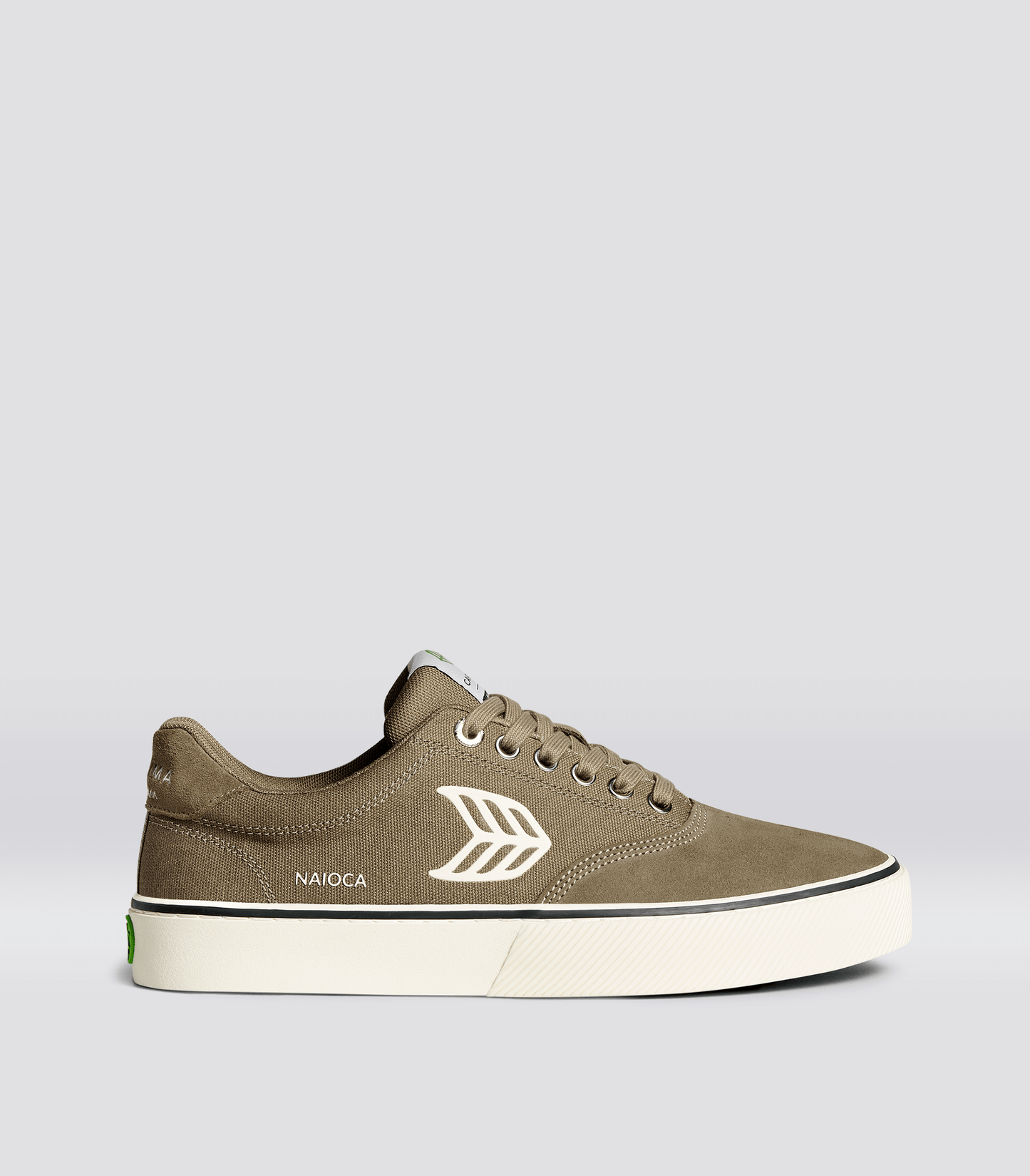 NAIOCA PRO Suede and Canvas Burnt Sand Ivory Logo