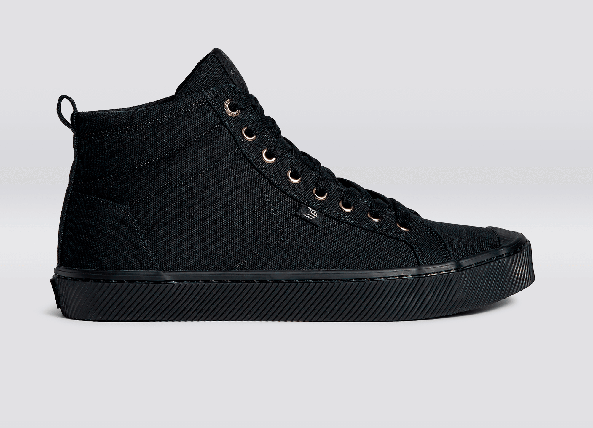 all black canvas high tops