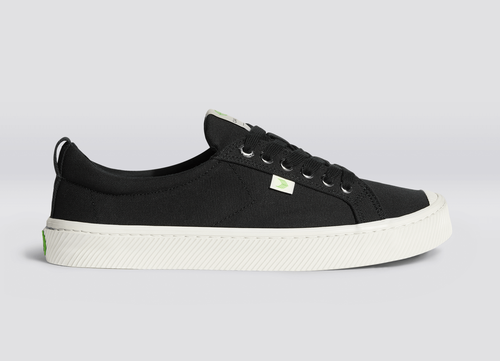 Black best sale canvas shoes