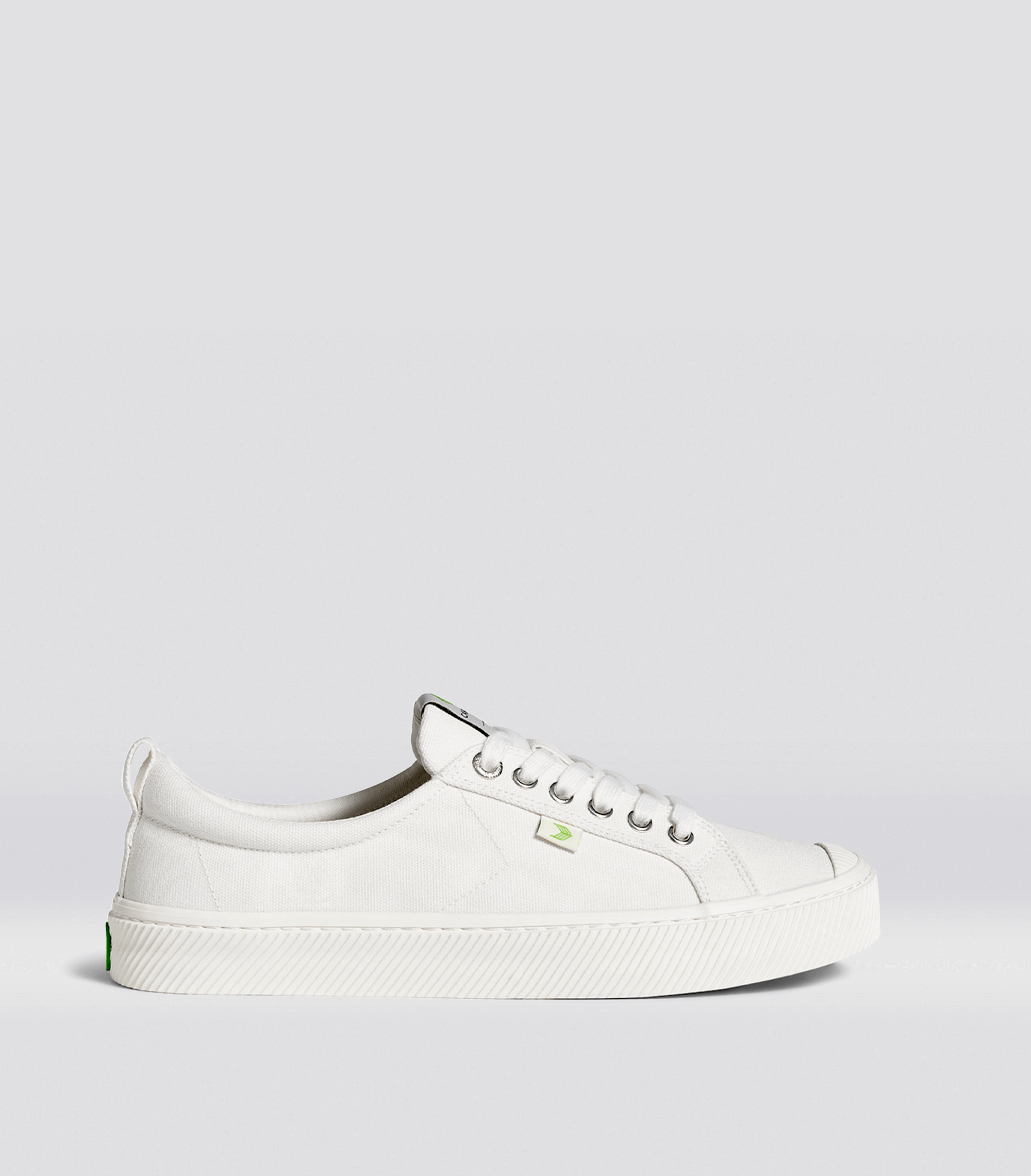 Nothing New Women's Kicks Off-White Recycled Canvas Low Top Sneaker Size 9