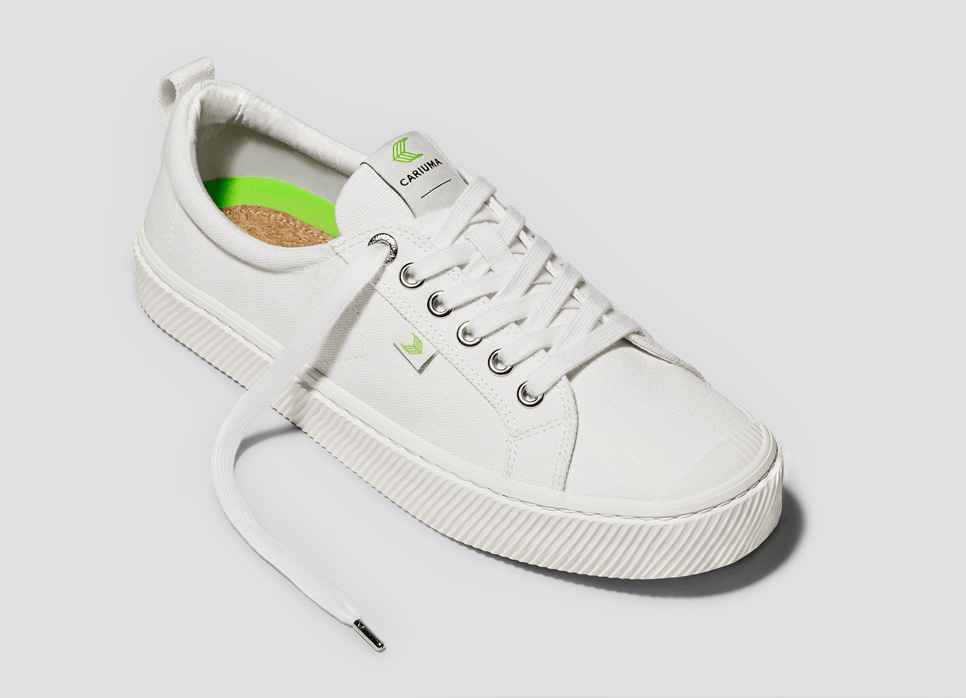 Women's Canvas Low Top Off-White Sneakers | OCA Low – CARIUMA Women's Canvas Low Top Off-White Sneakers | OCA Low – CARIUMA