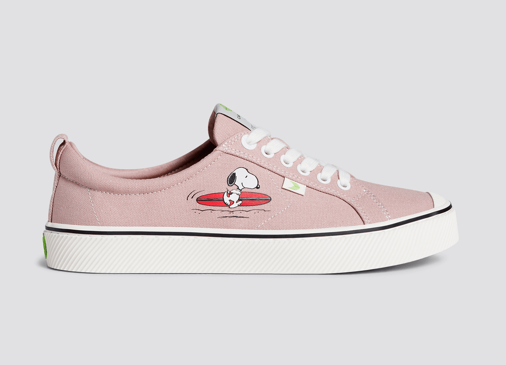 CARIUMA Women s Low Top Peanuts Surf Rose Canvas Sneaker The