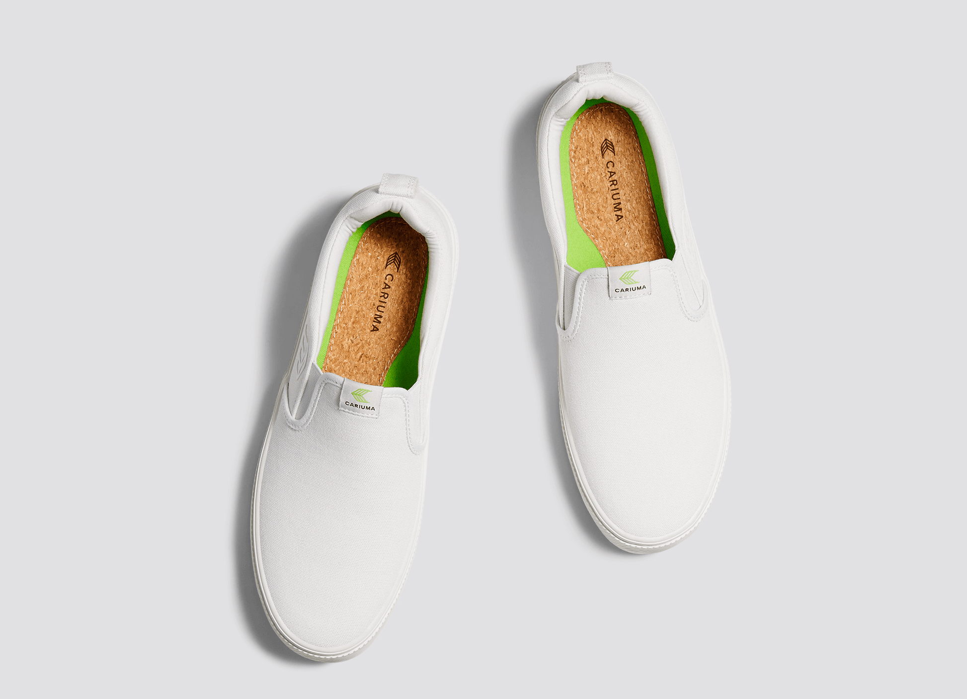 SLIP ON Off White Canvas Sneaker Women
