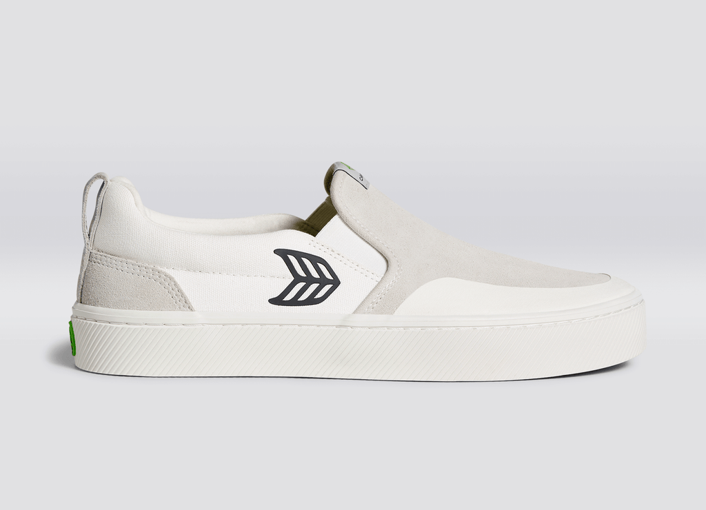 Vans slip on pro off shop white