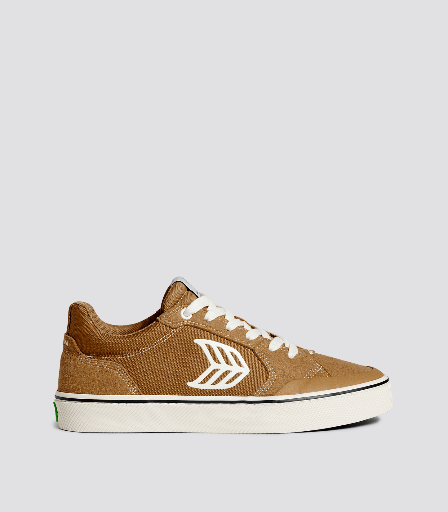 VALLELY PRO Suede and Cordura Camel Ivory Logo